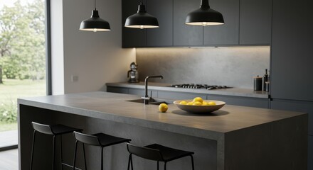 Beton keukeneiland
