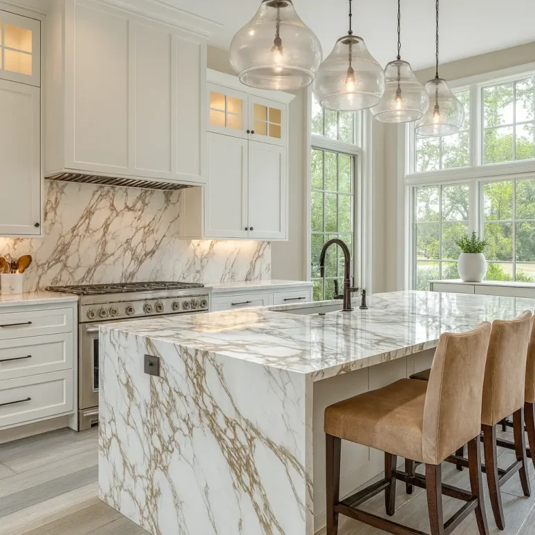 Calacatta neolith kookeiland