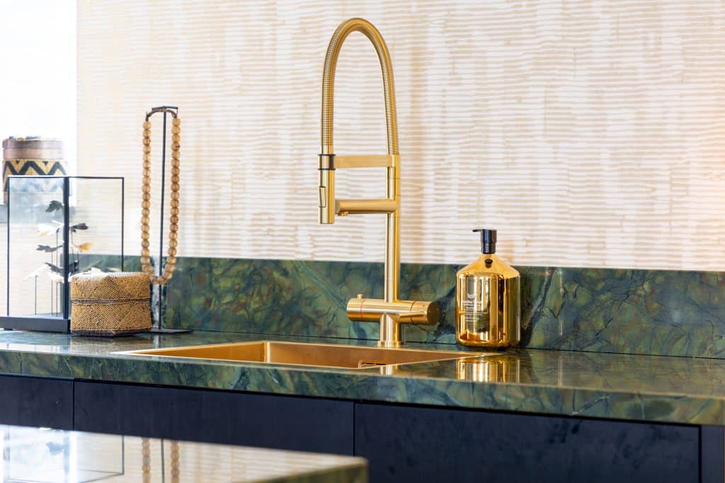 Nieuwe keukenkraan met flexibele uitloop